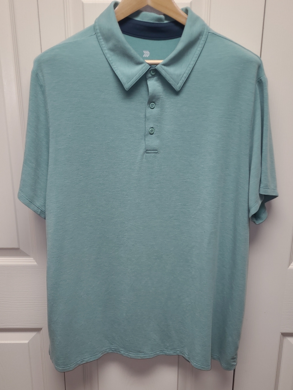 All in motion super soft Light Teal Short Sleeve Polo